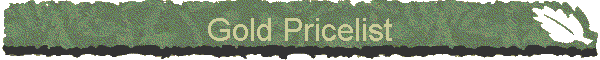 Gold Pricelist